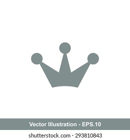 Very Useful Icon Of Crown. Eps-10.
