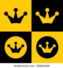 Very Useful Icon Of Crown. Eps-10.
