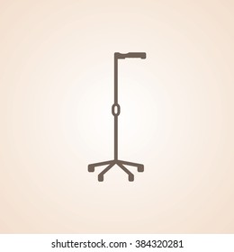 Very Useful Icon of Crutches for Web & Mobile. Eps-10.