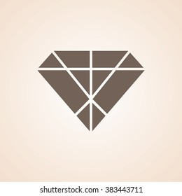 Very Useful Icon of Diamond for Web & Mobile. Eps-10.