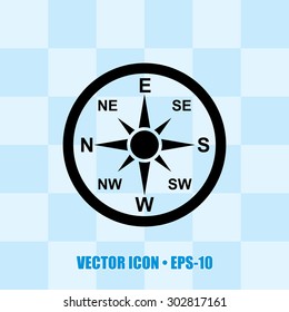 Very Useful Icon Of Direction Compass. Eps-10.