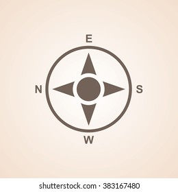 Very Useful Icon of Direction Compass for Web & Mobile. Eps-10.