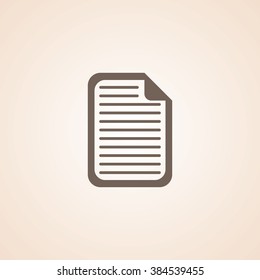 Very Useful Icon of Document for Web & Mobile. Eps-10.