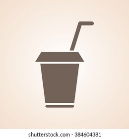 Very Useful Icon of Drink Cup for Web & Mobile. Eps-10.