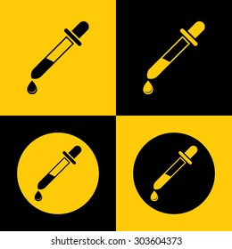 Very Useful Icon Of Dropper. Eps-10.