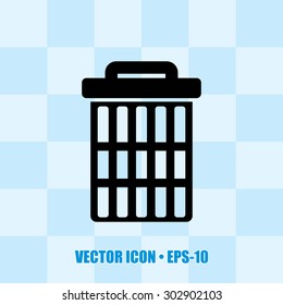 Very Useful Icon Of Dustbin-Recycle Bin. Eps-10.