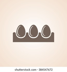 Very Useful Icon of Egg tray for Web & Mobile. Eps-10.