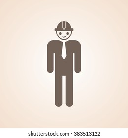 Very Useful Icon of Engineer for Web & Mobile. Eps-10.