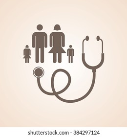 Very Useful Icon of Family Doctor for Web & Mobile. Eps-10.