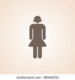 Very Useful Icon of Female for Web & Mobile. Eps-10.