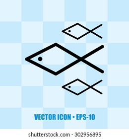 Very Useful Icon Of Fish. Eps-10.