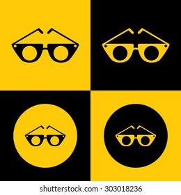 Very Useful Icon Of Glasses. Eps-10.