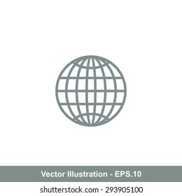 Very Useful Icon Of Globe. Eps-10.