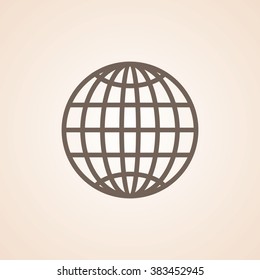 Very Useful Icon of Globe for Web & Mobile. Eps-10.