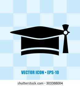 Very Useful Icon Of Graduation Cap. Eps-10.