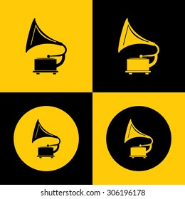 Very Useful Icon of gramophone