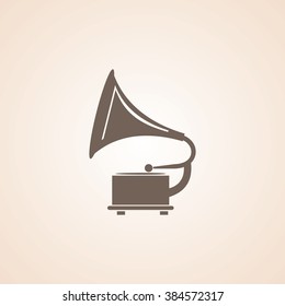 Very Useful Icon of Gramophone for Web & Mobile. Eps-10.