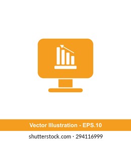 Very Useful Icon Of Graph. Eps-10.