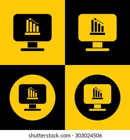 Very Useful Icon Of Graph. Eps-10.