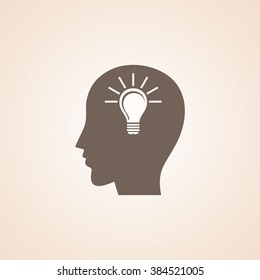 Very Useful Icon of Head for Web & Mobile. Eps-10.