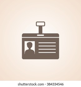 Very Useful Icon of Identity card  for Web & Mobile. Eps-10.