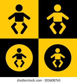Very Useful Icon Of Infant Baby. Eps-10.
