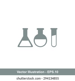 Very Useful Icon Of Laboratory Glass. Eps-10.