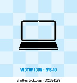 Very Useful Icon Of Laptop. Eps-10.