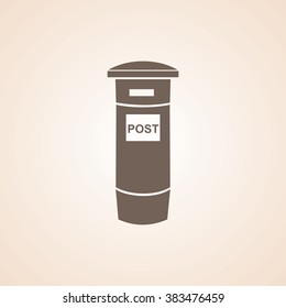 Very Useful Icon of Letter box or post Box for Web & Mobile. Eps-10.