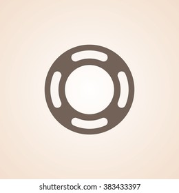Very Useful Icon of Lifebuoy Ring for Web & Mobile. Eps-10.