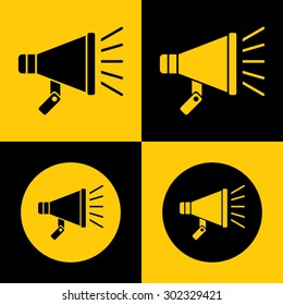 Very Useful Icon Of Megaphone For Web & Mobile. Eps-10.