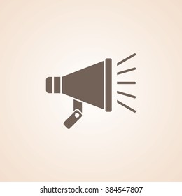 Very Useful Icon of Megaphone for Web & Mobile. Eps-10.