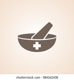 Very Useful Icon of Mortar & Pestle for Web & Mobile. Eps-10.