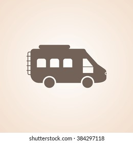 Very Useful Icon of Motor van  for Web & Mobile. Eps-10.
