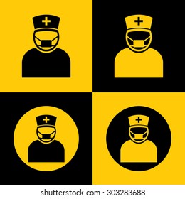 Very Useful Icon Of Nurse. Eps-10.