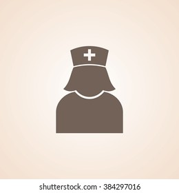 Very Useful Icon of Nurse for Web & Mobile. Eps-10.