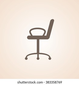 Very Useful Icon of Office Chair for Web & Mobile. Eps-10.