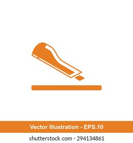 Very Useful Icon Of Paper Cutter. Eps-10.