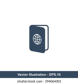 Very Useful Icon Of Passport. Eps-10.