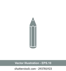 Very Useful Icon Of Pencil. Eps-10.