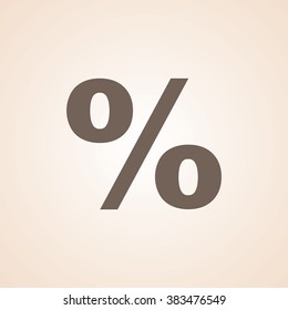 Very Useful Icon of Percentage for Web & Mobile. Eps-10.