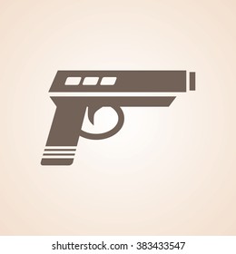 Very Useful Icon of Pistol for Web & Mobile. Eps-10.