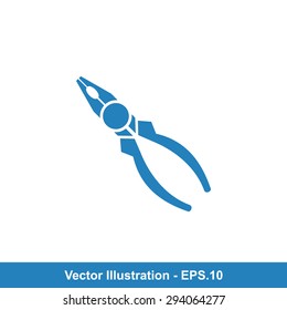 Very Useful Icon Of Pliers. Eps-10.