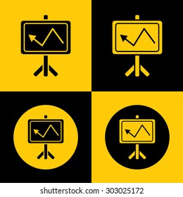 Very Useful Icon Of Presentation Chart. Eps-10.