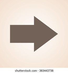 Very Useful Icon of Right Arrow for Web & Mobile. Eps-10.