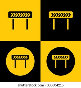 Very Useful Icon Of Right Diversion. Eps-10.