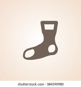 Very Useful Icon of Santa Socks  for Web & Mobile. Eps-10.