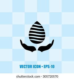Very Useful Icon Of Save Water. Eps-10.