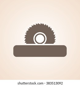 Very Useful Icon of Saw Wheel for Web & Mobile. Eps-10.