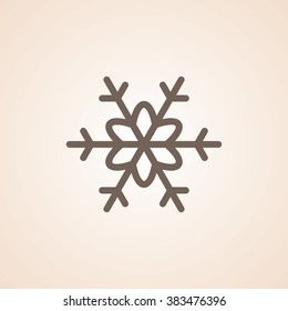 Very Useful Icon of Snowflake for Web & Mobile. Eps-10.